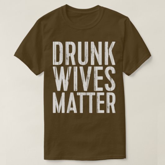 Dronken Vrouwen Belangen T-shirt (Design voorkant)
