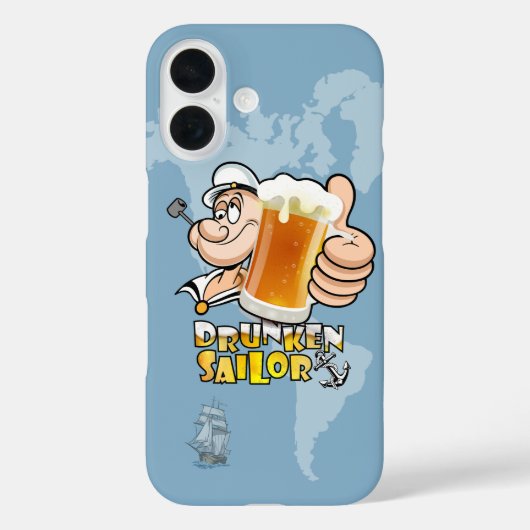 Dronken Zeeman | Case-Mate iPhone Case (Achterkant)