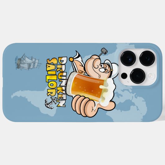 Dronken Zeeman | Case-Mate iPhone Case (Achterkant (horizontaal))