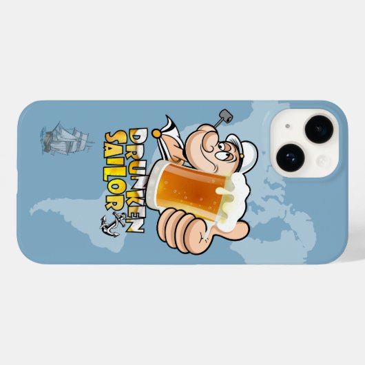 Dronken Zeeman | Case-Mate iPhone Case (Achterkant (horizontaal))