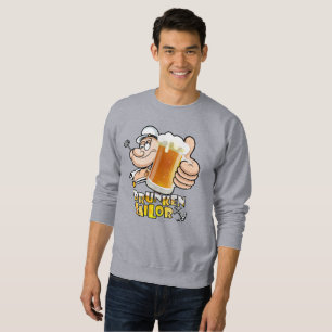 Dronken Zeeman   Heren T-shirt met lange mouwen
