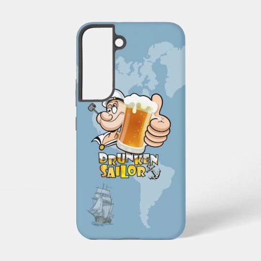 Dronken Zeeman | Samsung Galaxy Hoesje (Achterkant)
