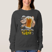Dronken Zeiler | Dames Sweatshirt (Voorkant)