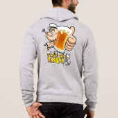 Dronken Zeiler | Heren Full-zip Hoodie (Achterkant)