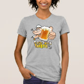 Dronken Zeiler | Vrouwen Slim Fit T-shirt (Voorkant)