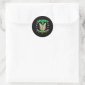 Dronky McDrunkerson St Patrick's Day Cat Ronde Sticker (Tas)