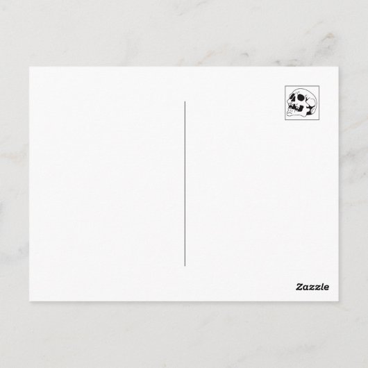 Droog als Bone Pattern I Briefkaart (Achterkant)