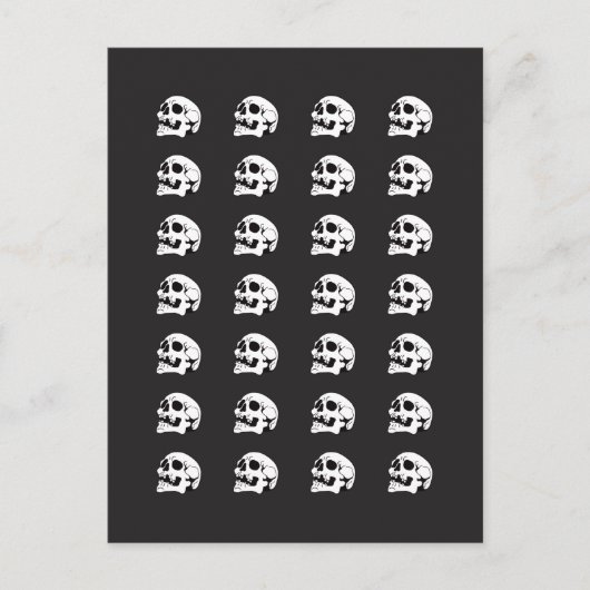 Droog als Bone Pattern I Briefkaart (Voorkant)