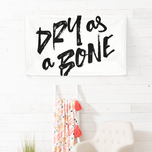 Droog als bottelingen spandoek (Insitu)