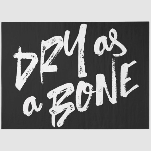 Droog als bottelingen tissuepapier (Voorkant)