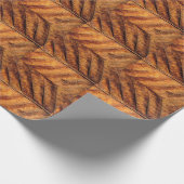 Droog blad: natuurlijke textuur achtergrond. cadeaupapier (Hoek)