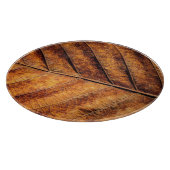 Droog blad: natuurlijke textuur achtergrond. snijplank (Hoek)