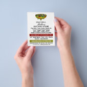 Droog Bowl, aardewinkel, pottenadvertentie Flyer (Hand)