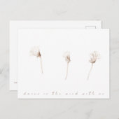 Droog briefkaart voor inkttekening (Voorkant / Achterkant)