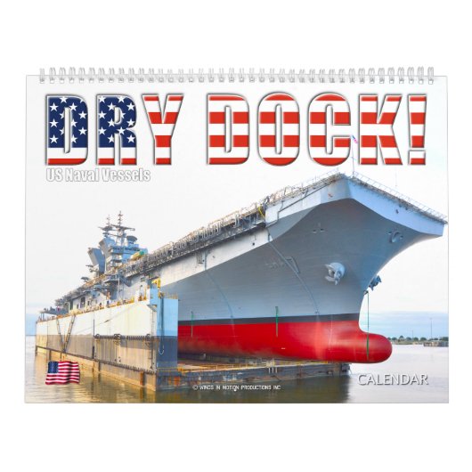 DROOG DOCK! - Amerikaanse zeeschepen Kalender (Hoes)