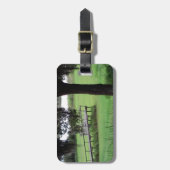 Droog dok uitzicht bagagelabel (Voorkant verticaal)