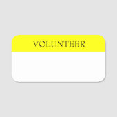 Droog Erase Business Fluorescent Volunteer Herbrui Naamplaatje (Voorkant)