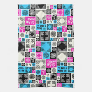 Droog gerechten om een slechter jobpatroon te voor theedoek