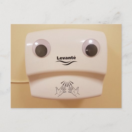 Droog gevoel van humor-oogbomkaart briefkaart (Voorkant)