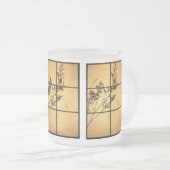 Droog gewicht op rijstpapier matglas koffiemok (Voorkant rechts)