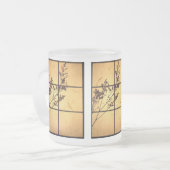 Droog gewicht op rijstpapier matglas koffiemok (Voorkant links)