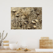 droog gras poster (Keuken)