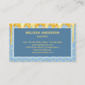 Droog honingraat honingraat honingbijen visitekaartje (Achterkant)