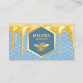 Droog honingraat honingraat honingbijen visitekaartje (Voorkant)