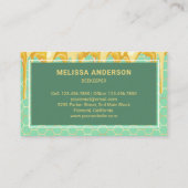 Droog honingraat honingraat honingbijen visitekaartje (Achterkant)