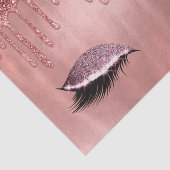 Droog in Roos Gold Glitter Pink Drivers Lashes Tissuepapier (Detail)
