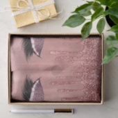 Droog in Roos Gold Glitter Pink Drivers Lashes Tissuepapier (Geschenk)