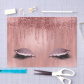 Droog in Roos Gold Glitter Pink Drivers Lashes Tissuepapier (Craft)