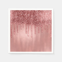 Droog in Roos Gold Glitter Roze schijven