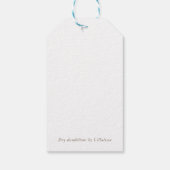 Droog inkttekencadeau voor gebak met druppeltjes l cadeaulabel (Achterkant)