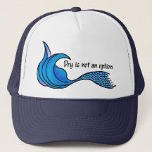 Droog is geen optie blauwe zeemeermin