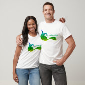 Droog is geen optie in schaduwen van groen t-shirt (Unisex)