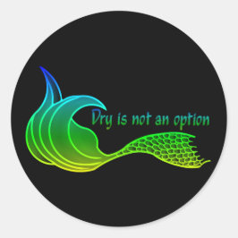 Droog is geen optie in tinten groene stickers