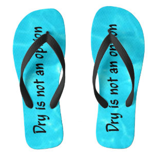 Droog is geen optie slippers teenslippers