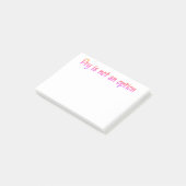 Droog is geen Option-tekst Post-it® Notes (Schuin)