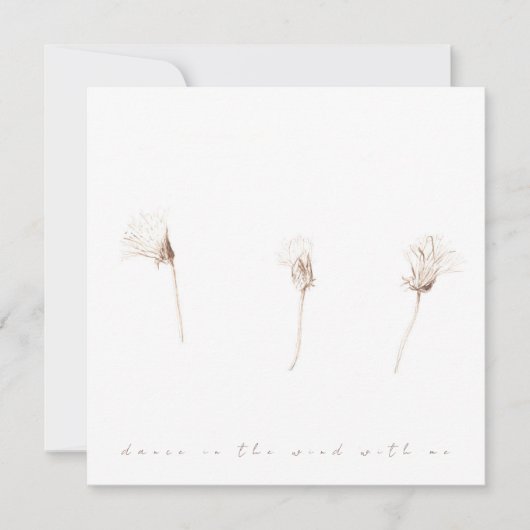 Droog kaarsen voor de inkttekening kaart (Voorkant)