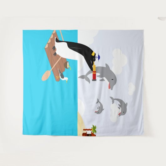 droog land wandkleed (Voorkant (horizontaal))