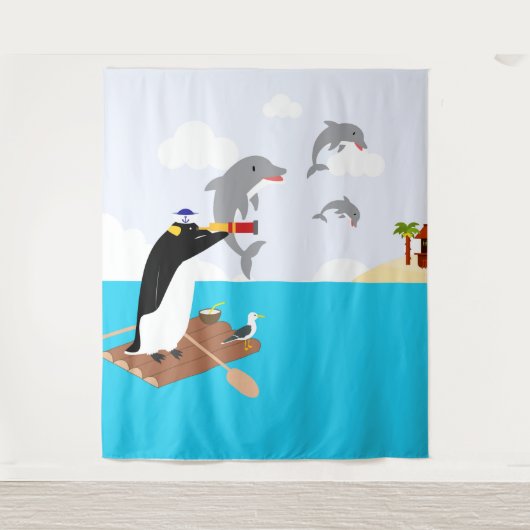 droog land wandkleed (Voorkant)