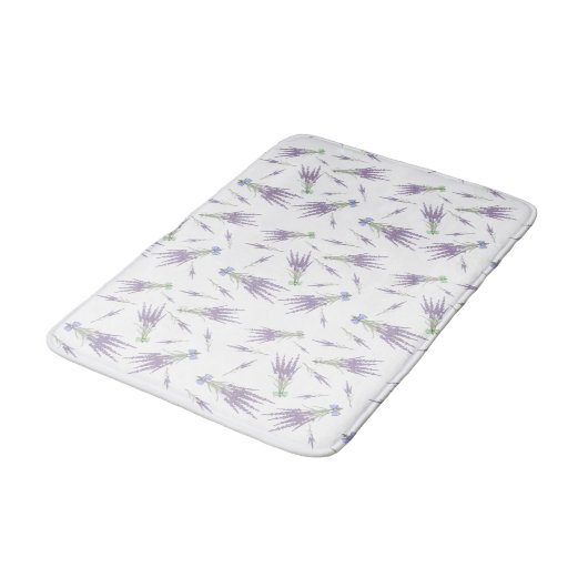 Droog lavender Flower Bundles Patroon Badmat (Gekanteld)