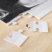 Droog meisje met roos Surrealistische tekenkunst Legpuzzel (Zijkant)