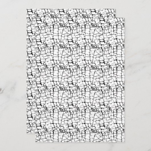 droog ontwerp 15 feestdagenkaart (Voorkant / Achterkant)