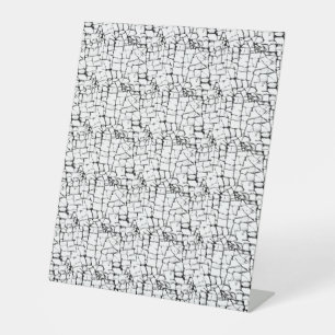 droog ontwerp 15 reclamebord met voetstuk