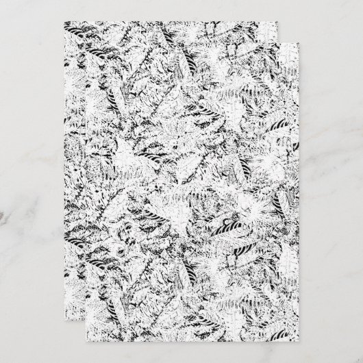 droog ontwerp 22 feestdagenkaart (Voorkant / Achterkant)