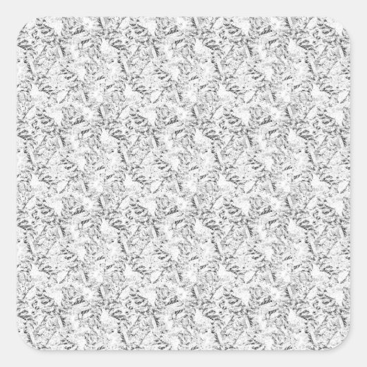 droog ontwerp 22 vierkante sticker (Voorkant)