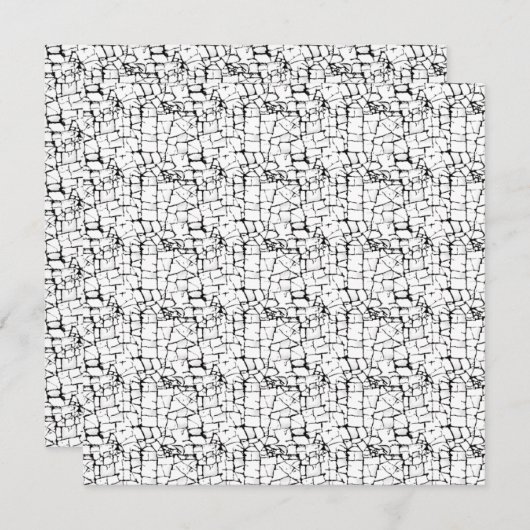 droog ontwerp vijftien feestdagenkaart (Voorkant / Achterkant)