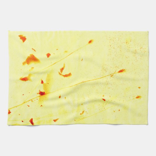 Droog papaver steekt keukenhanddoek (Horizontaal)